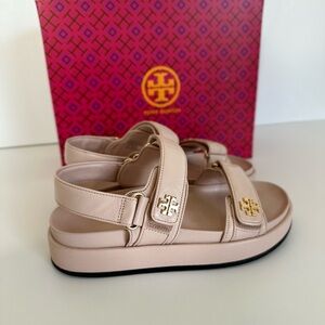 Tory Burch  Kira Sport Leather Sandals